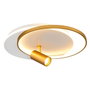 Opviq Lámpara de pared 4156-3-01 Blanco y dorado